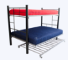 Litera Individual-Matrimonial 1100 color negro