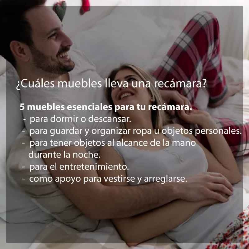 5 muebles esenciales para tu recámara
